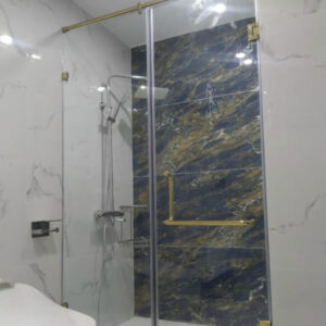 Vách tắm kính 180 độ