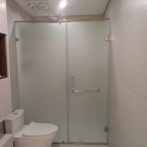 Vách tắm kính 180 độ