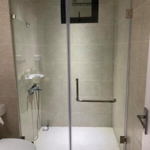 Vách tắm kính 180 độ