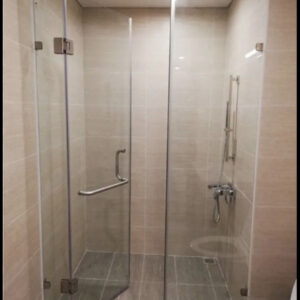 Vách tắm kính 180 độ