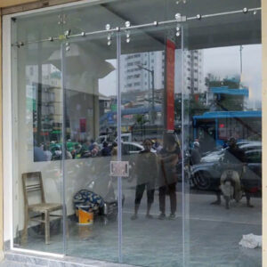 Cửa lùa ống inox D25 - A3